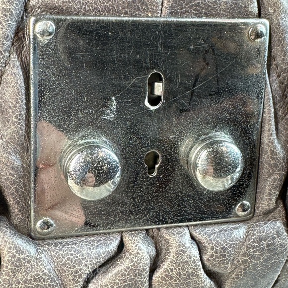 πSOLDπ MIU MIU Matelasse Nappa Leather Vintage Shoulder Bag with Key with COA - Picture 4 of 17